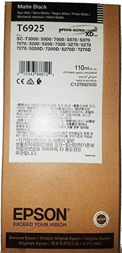 Epson Singlepack UltraChrome XD Matte BlackT692500 (110 ml)