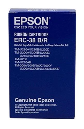 Epson ERC-38 ERC38 BR C43S015376 Ribbon Cartridge