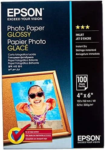 EPSON fotopopierius Blizgus 10x15cm 100 sh