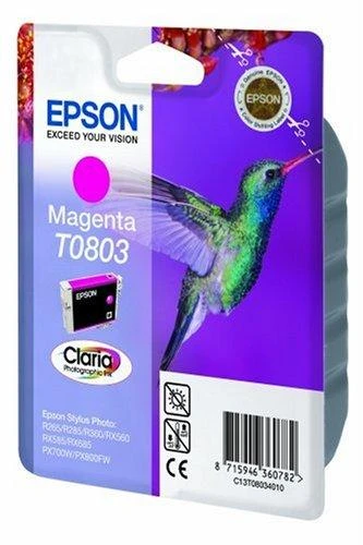 Epson T0803 (C13T08034011), purpurinė kasetė