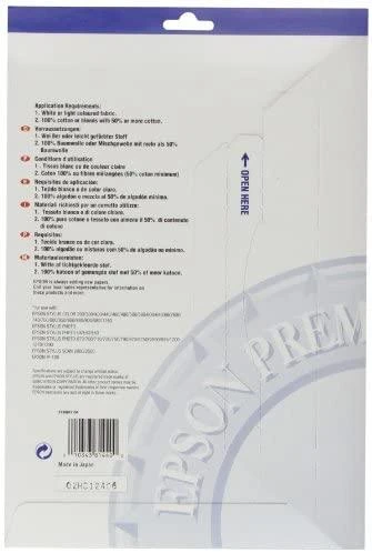 Epson Supplies Central Epson Papier/ Iron A4 10ark