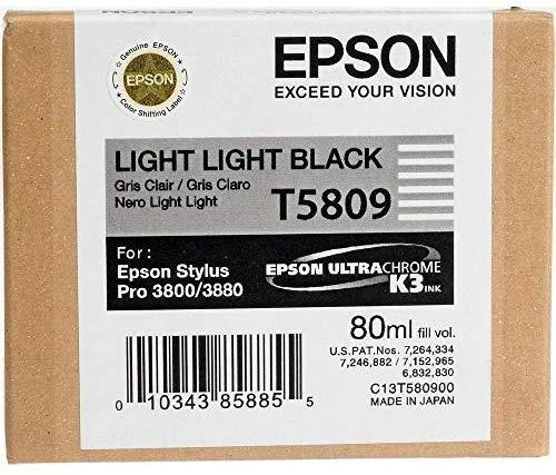 Epson T5809 Šviesiai šviesiai juoda