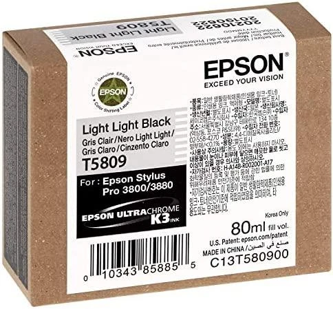 Epson T5809 Šviesiai šviesiai juoda