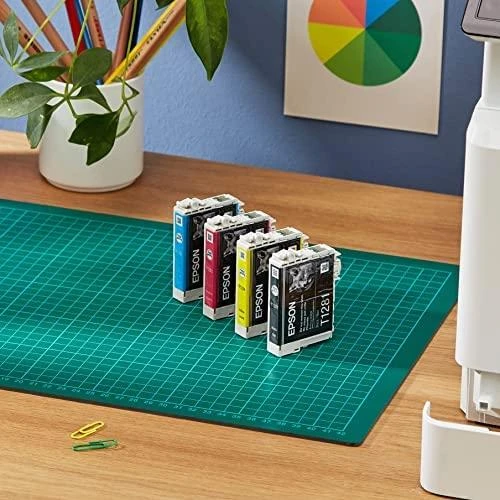 EPSON T1285 rašalo kasetė juoda ir trispalvė standartinė talpa 5,9 ml ir 3 x 3,5 ml 4 pakuočių lizdinė plokštelė be signalizacijos