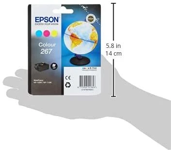Epson 267 trispalvė rašalo kasetė | Rašalas | Žydra, purpurinė, geltona