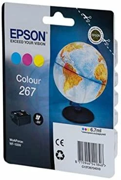 Epson 267 trispalvė rašalo kasetė | Rašalas | Žydra, purpurinė, geltona