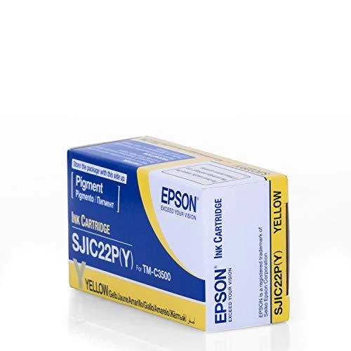 Epson SJIC22P(Y) (C33S020604) Rašalinė kasetė, Geltona