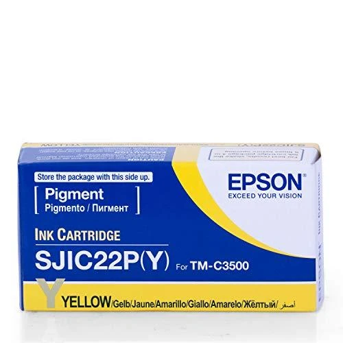 Epson SJIC22P(Y) (C33S020604) Rašalinė kasetė, Geltona