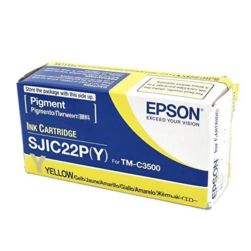 Epson SJIC22P(Y) (C33S020604) Rašalinė kasetė, Geltona