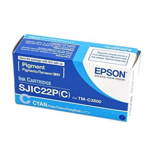 Epson SJIC22P(C) Originalus Žydras 1 vnt