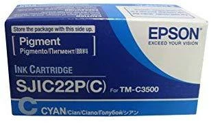 Epson SJIC22P(C) Originalus Žydras 1 vnt