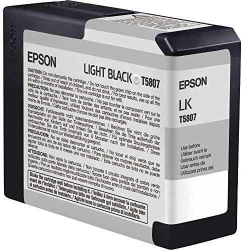 Epson rašalo kasetė Light Juodas T580700
