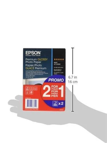 „Epson Premium“ blizgus fotopopierius, 100 x 150 mm, 255 g/m², 40 lapų