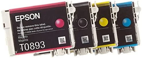Epson kasečių rinkinys (C13T08954010), juoda, žydra, purpurinė, geltona kasetė