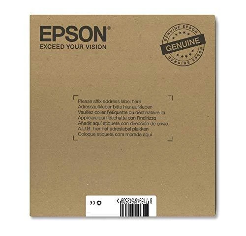 EPSON T1285 rašalo kasetė juoda ir trispalvė standartinė talpa 5,9 ml ir 3 x 3,5 ml 4 pakuočių lizdinė plokštelė be signalizacijos