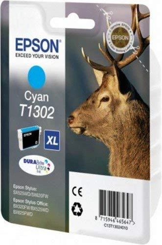 Epson T1302 rašalo kasetė, žalsvai mėlyna