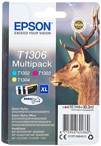 Rinkinys Epson T1306 MultiPack | Stylus SX525WD / BX305F / BX320FW / BX625FWD