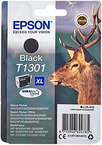 Epson T1301 rašalo kasetė, juoda