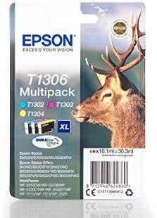 Epson rašalo T1306 rašalo CMY rinkinys (T1302 + T1303 + T1304) (C13T13064012)