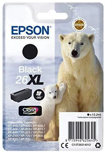 Rašalas Epson rašalas T2621 XL / C13T26214010 (juoda)