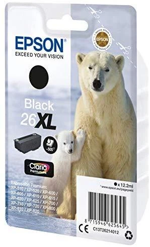 Rašalas Epson rašalas T2621 XL / C13T26214010 (juoda)