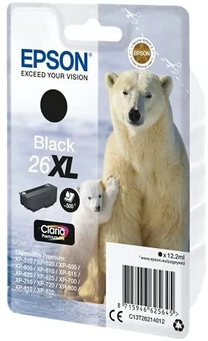 Rašalas Epson rašalas T2621 XL / C13T26214010 (juoda)