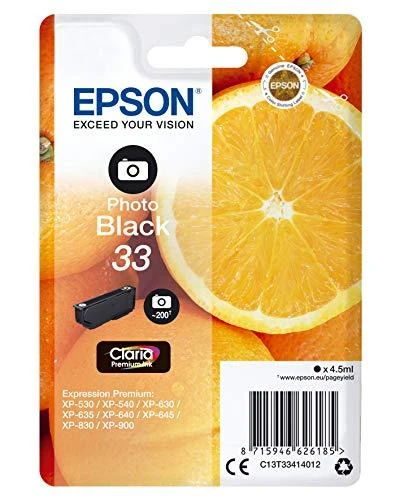 Ink Epson Ink Singlepack 33 Claria Premium Ink (C13T33414010)