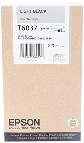 EPSON Tinte Light Juodas T603700 220 ml for Stylus Pro 4800/4880