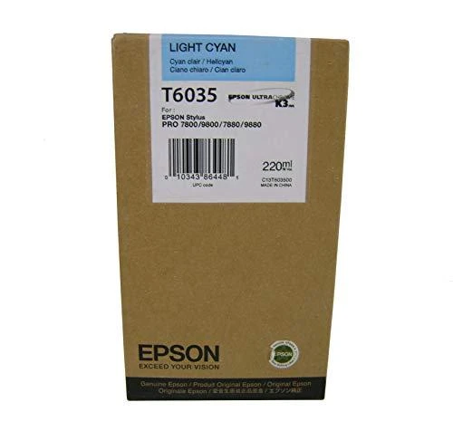 Šviesiai žalsvai mėlynos spalvos EPSON rašalas, skirtas StylusPro 7800 7800Xrite 7880 9800 9800Xrite 9880