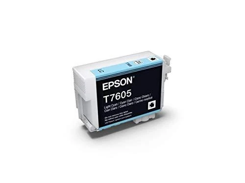 Epson T7605 | Rašalo kasetė | Šviesiai žalsvai mėlyna