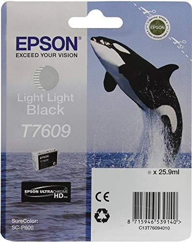 Epson T7609 | Rašalo kasetė | Šviesus Šviesus Juodas