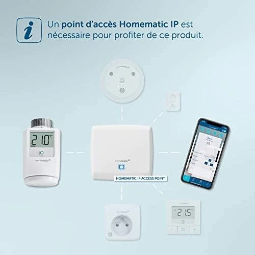 Homematic Naminis IP radiatoriaus termostatas HMIP-eTRV
