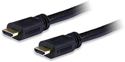 Equip įrengti 119355 didelės spartos HDMI laidą su Ethernet HDMI kištuku į HDMI kištuką 5,00 m juodu auksu