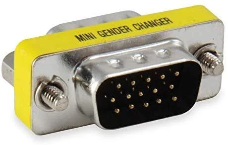 Adapteris AV Equip D-Sub (VGA) - D-Sub (VGA) geltona (124320)