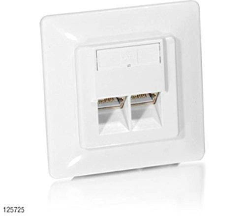 Equip 125721 šakutės lizdas RJ-45 Balta
