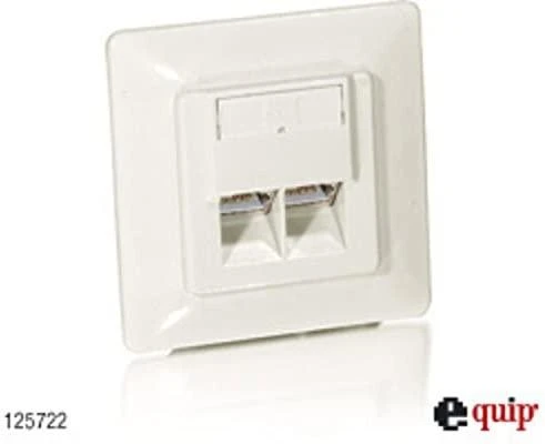 Equip 125721 šakutės lizdas RJ-45 Balta