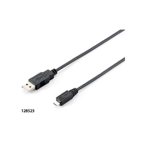Equip 128594 USB kabelis 1 m 2.0 USB A Micro-USB B Juoda