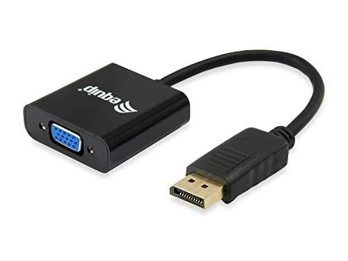 Equip aprūpinti 133435 adapteriu DisplayPort prie VGA DipslayPort kištukinis VGA lizdas 0,15 m juodas