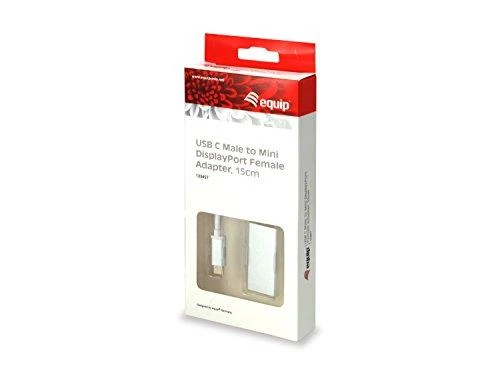 USB adapteris Equip USB-C - DisplayPort mini Baltas (133457)