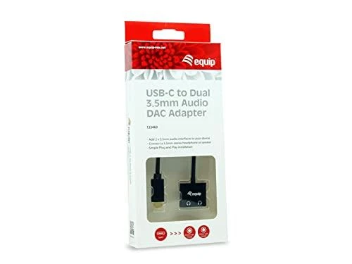 Equip Įrengti USB-C adapterį -> DAC- Audio St/Bu 3,5 mm sw - Garsas / daugialypės terpės