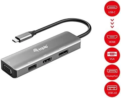 Equip USB-C daugiafunkcis adapteris su jungčių schema