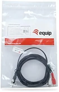 Kabelis Equip Jack 3,5 mm - RCA (Cinch) x2 2,5 m juoda (147093)