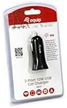 Įkroviklis Equip 2x USB-A 2.4 A (245510)