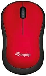 Equip Optinė belaidė pelė USB Komfort R+L raudona