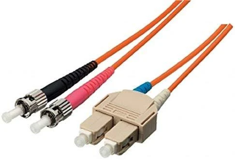 Equip Įrengti Fiber Optic Patchcord ST - SC Singlemode Duplex OS2, 2m, geltona (252332)