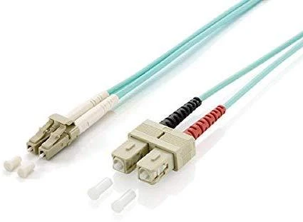 Equip Įrengti Fiber Optic Patchcord LC - SC, kelių režimų, 50/125 OM3, 3m