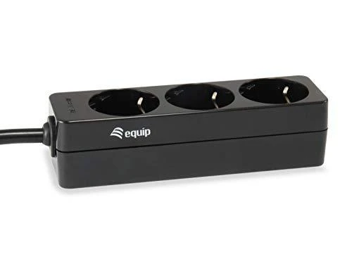 Equip 333280 elektros tinklo ilgintuvas 1,1 m 3 AC išvestis(ys / čių) Juoda