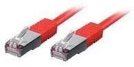 Equip Patchcord, Cat6, S/FTP, HF, 7.5m, raudona (605525)
