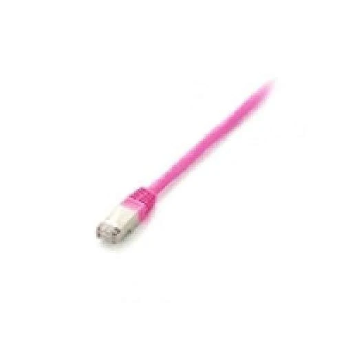 Equip Patchcord, Cat.6, S/FTP rožinė, 3m (605582)
