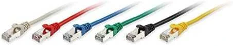 Equip įrengti 605596 pataisymo kabelį RJ45 kištukas iki RJ45 kištuko S/FTP Cat.6 10,00 m juodas